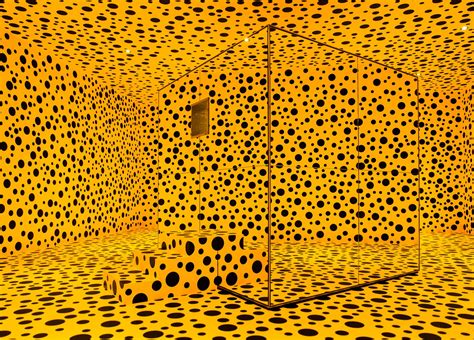 yayoi kusama polka dotted